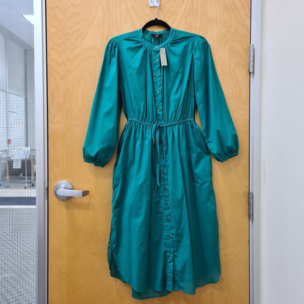 J. Crew NWT Clover Cotton Voile Midi Dress 6